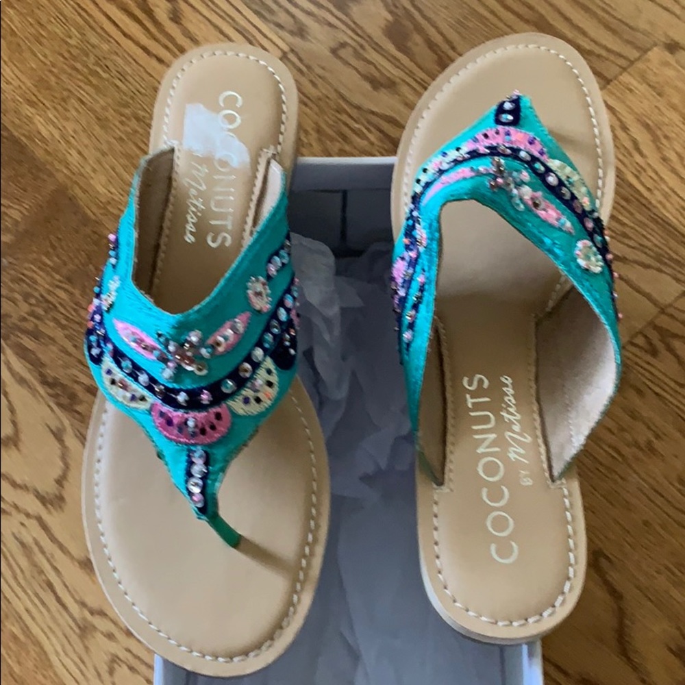 Cute sequin sandals